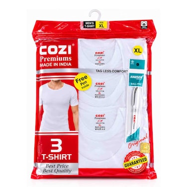 Genx Mens T-Shirt 3 Pcs Pack Xl