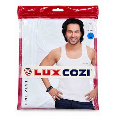 Lux Cozi Vest For Men Large White