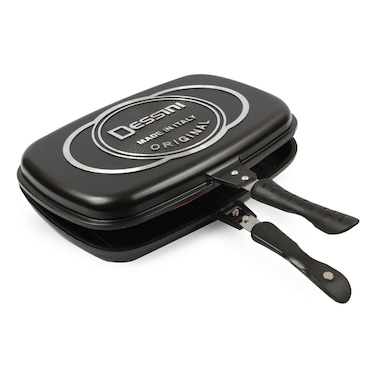 Dessini Die-Cast Aluminium Double Grill Pan 36cm