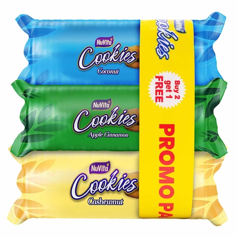 NuVita Cookies Assorted 100g 2+1