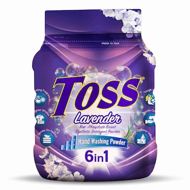 Toss Lavender Detergent Powder Jar 200g