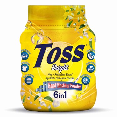 Toss Bright Detergent Powder Jar 200g