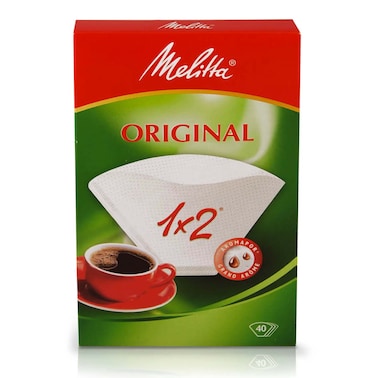 Melitta Filterpaper 1X2/40 White