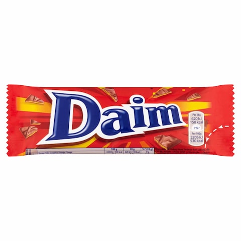 Cadbury Daim  Choco Bars 28G