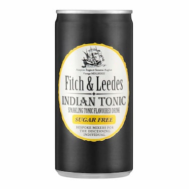 Fitch And Leedes Indian Tonic Lite Sugar Free Can 200Ml