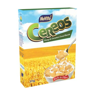 NuVita Cereos Honey &amp; Cinnamon Cereal 375g