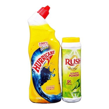 Hurricane Toilet Cleaner Lemon  Value Pack 500Ml
