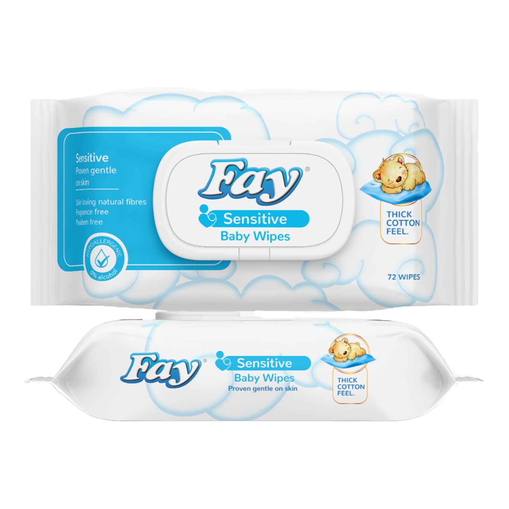 Fay Sensitive Wet Wipes