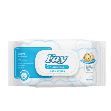 Fay Sensitive Wet Wipes 72pcs