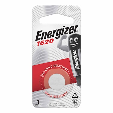Energizer CR1620 3v Lithium Coin Battery Card 1