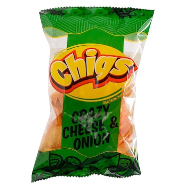 Chigs Cheese  Onion Crisps 50G
