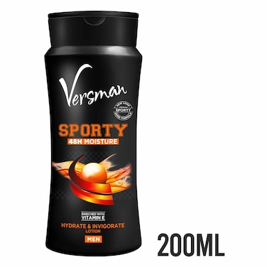 Versman Sporty Hydrating And Invigorating Body Lotion For Men 200ml