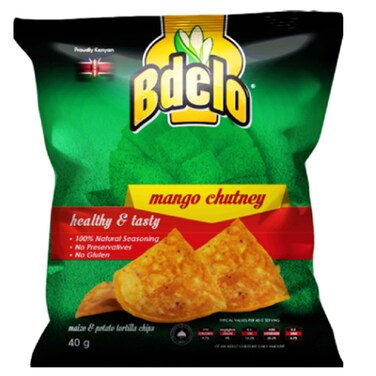 Bdelo Maize Tortilla Mango Chutney Potato Chips 40G