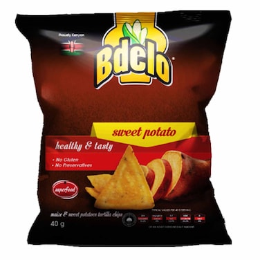 Bdelo Maize Tortilla Sweet Potato Chips 40G