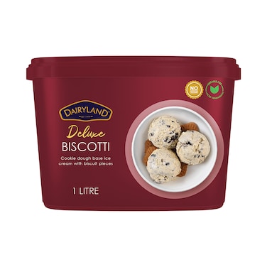 Dairyland Biscotti Ice Cream 1L