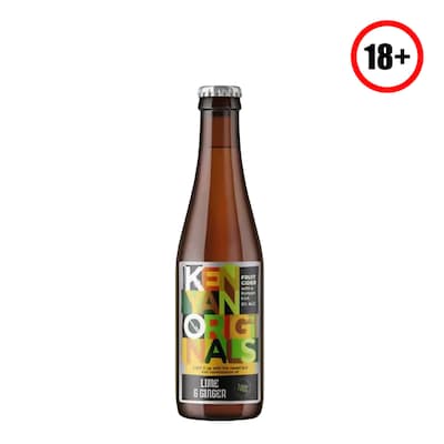 Kenyan Original Lime & Ginger Cider Bottle 330Ml