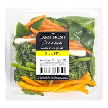 Farm Fresh Rainbow Stir Fry 250g