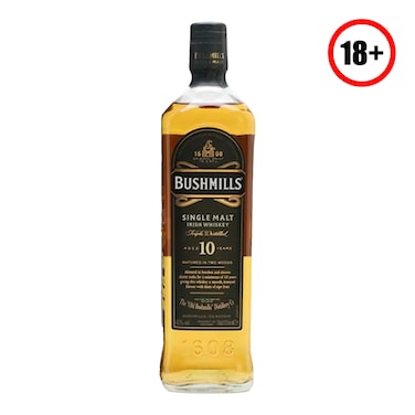 Bushmills 10 Years Old Single Malt Irish Whiskey 750Ml