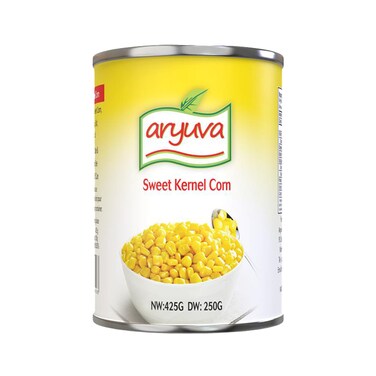 Aryuva Sweet Corn Kernel In Brine 425g
