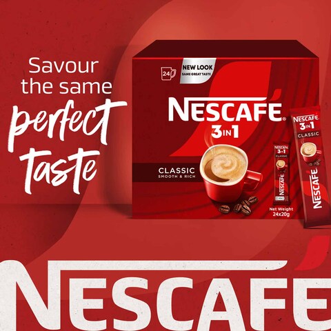 Nescafe Mix Sachet Instant Coffee 20g x Pack of 24