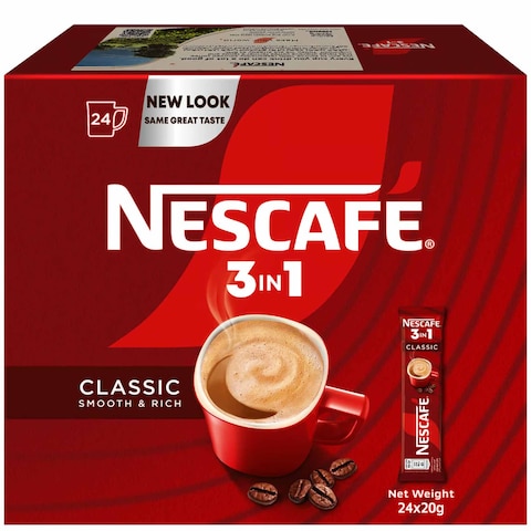Nescafe Mix Sachet Instant Coffee 20g x Pack of 24