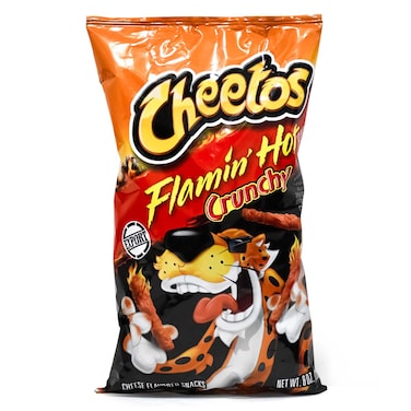 Cheetos Crunchy Flamin Hot Cheese Snacks 226.8g