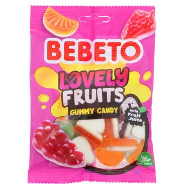 Bebeto Lovely Fruits Jelly 80g
