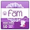 Fam Classic With Wing Natural Cotton Feel Maxi Thick Super Sanitary Pads 10 Pieces