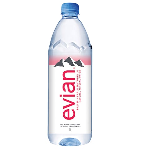 evian Natural Mineral Water 1L