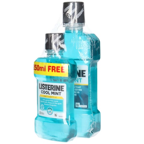 LISTERINE COOL MINT 500ML+250FREE
