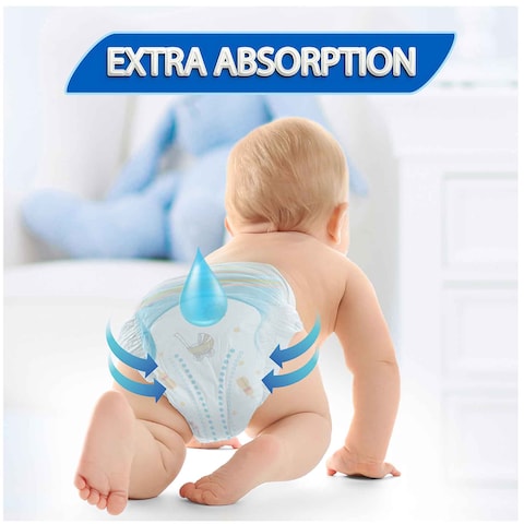 Sanita Bambi Size 4 Large 8-16Kg Mega Pack Diapers 80 Pieces
