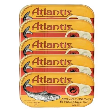 ATLANTIS SARDINES 125GX5