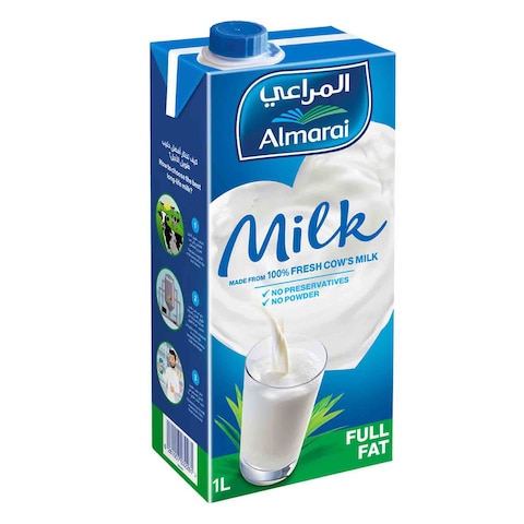 المراعي حليب كامل الدسم 1 لتر × عبوة من 4 قطع