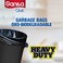 SANITA CLUB CARBAGES BAGS110CMX80CM   55GALLONS XL X15BAGS