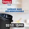 SANITA CLUB CARBAGES BAGS110CMX80CM   55GALLONS XL X15BAGS