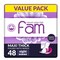 Fam Night Sanitary Pads Folded With Wings 48 Pieces
