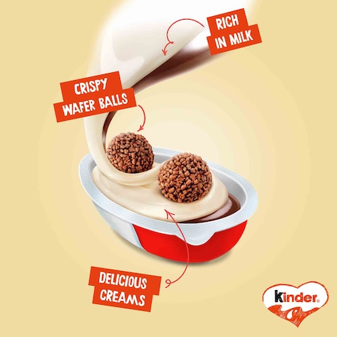 Kinder Joy Girl Cocoa &amp; Milk Cream Egg with Toy, 20g