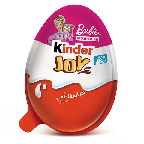 Kinder Joy Girl Cocoa &amp; Milk Cream Egg with Toy, 20g