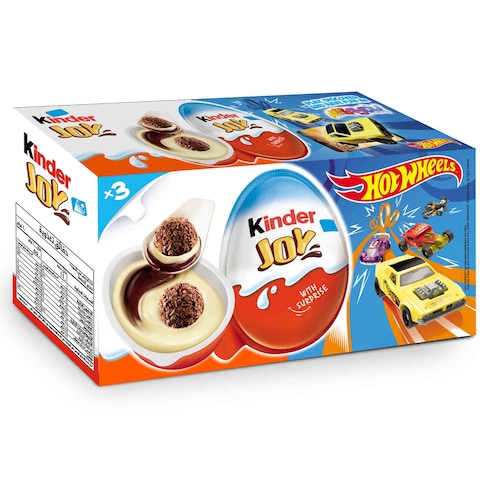 Kinder Joy Boy Cocoa &amp; Milk Cream Eggs 60g