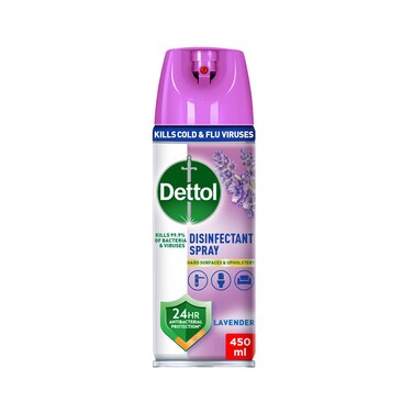 Dettol All in One Disinfectant Spray, Lavender Scent, 450ml