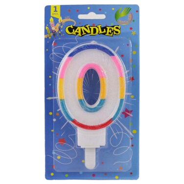 PARTY GLITTER CANDLE 0 W HOLDER