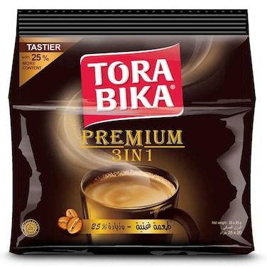 Torabika 3 in 1 Instant Coffee 25g x Pack of 20