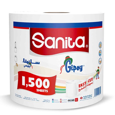 Sanita Gipsy Tissue Roll 1500 Pieces