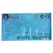 CLEAN TOUCH VNYL GLOVES BLUE MEDIUM