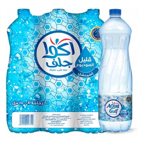 6Xاكواجلف مياء معدنية 1.5لتر