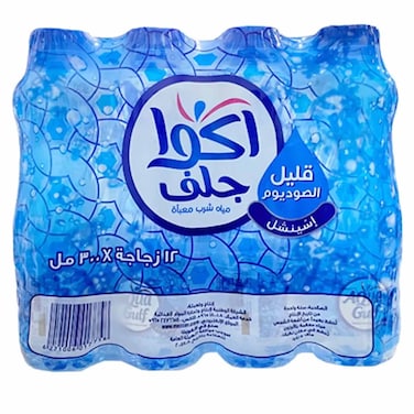 Aqua Gulf Low Sodium Drinking Water 300Ml X12