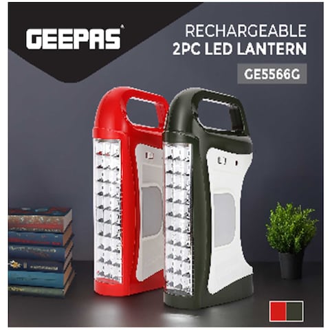 GEEPAS 24LED RECH LANTERN 2IN1