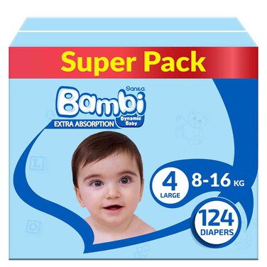 BAMBI SUPER PACK S4 -124 DIAPER