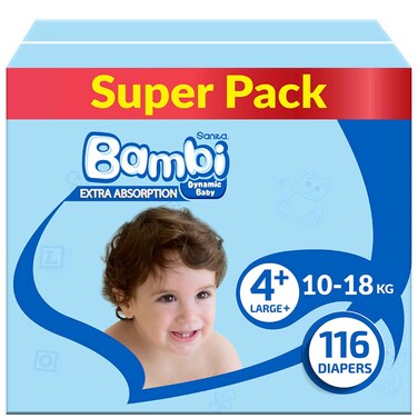 BAMBI SUPER PACK S4+ -116 DIAPER