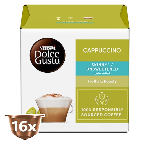 Nescafe Dolce Gusto Skinny/Unsweetened Cappuccino Coffee 161.6gm